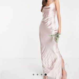 ASOS Design Tall maxi satin dress, size 2
